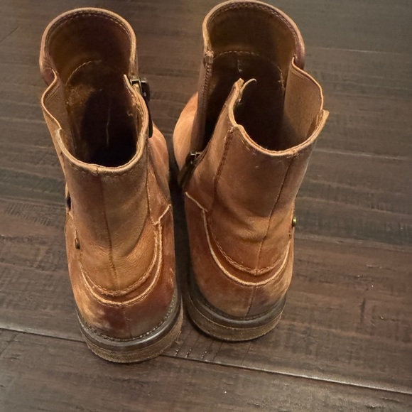 Franco sarto cognac leather Chelsea boots size 10 ankle booties - Picture 5 of 7